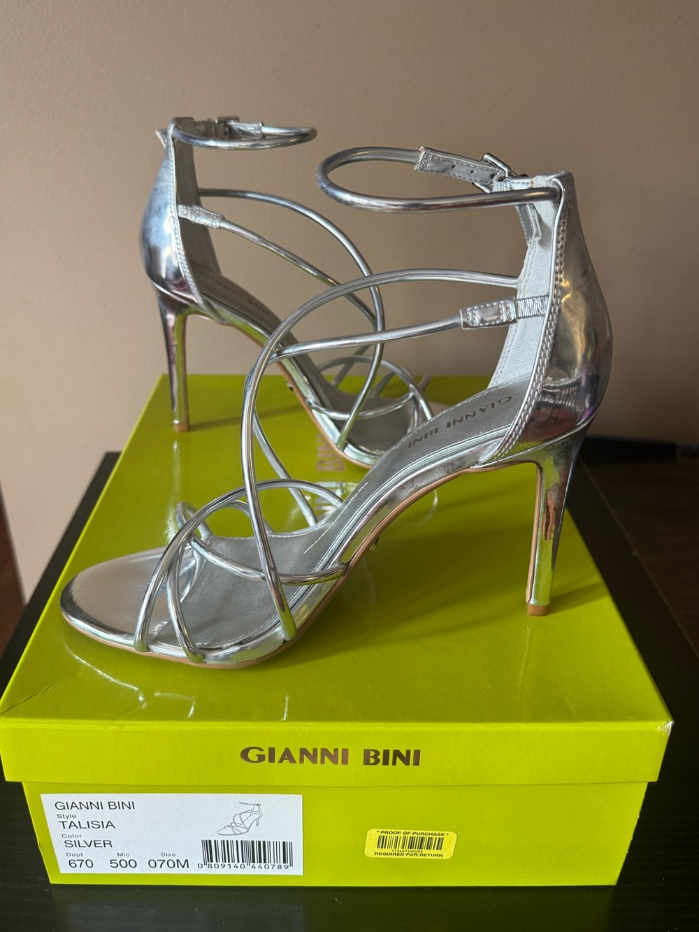Gianni Bini Talisa Heels in Silver